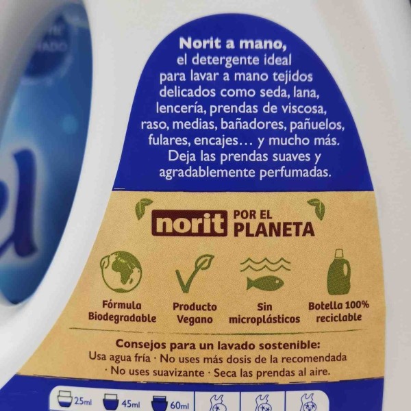 Norit detergente liquido a mano 1125 + 90 ml Norit detergente liquido a mano 1125 + 90 ml